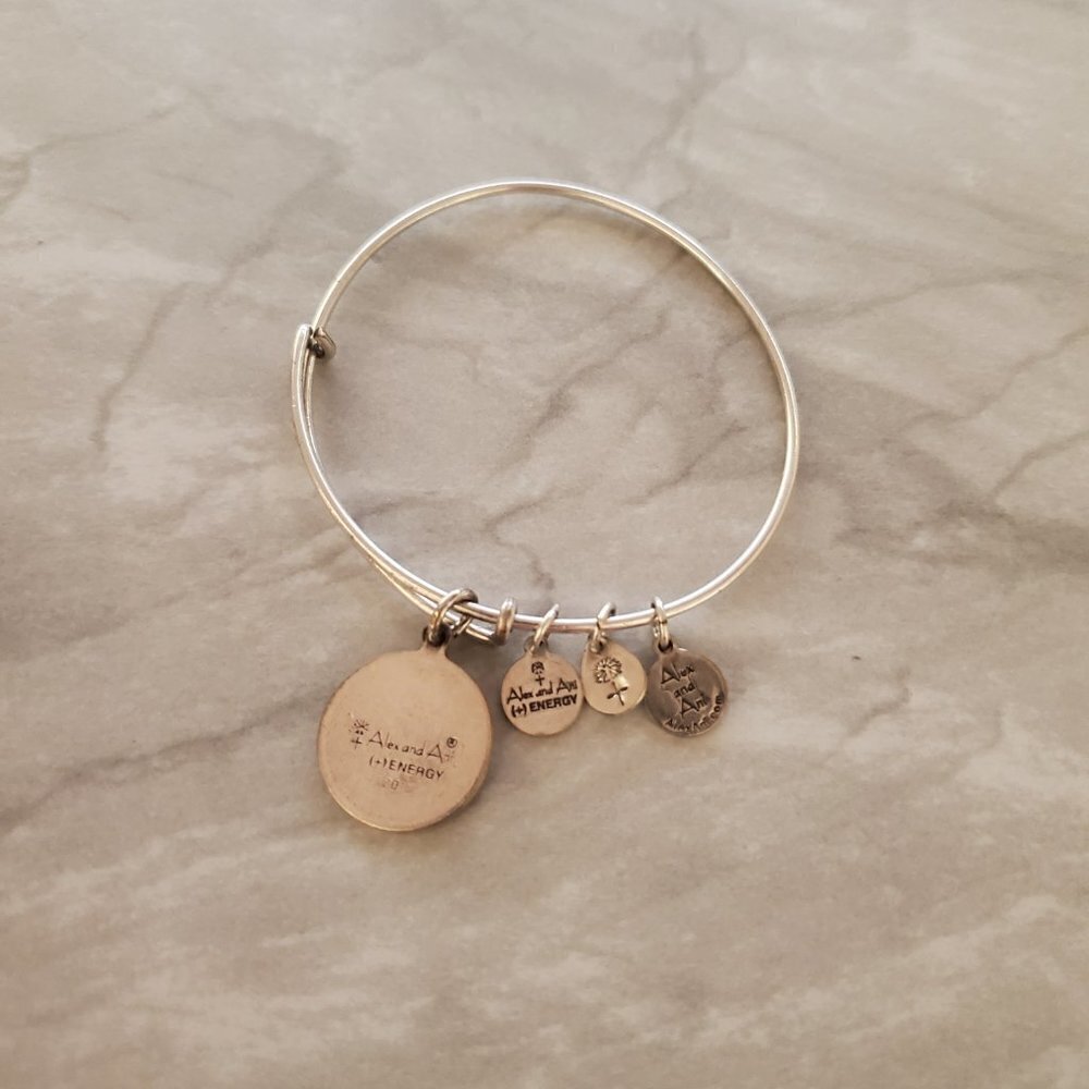 ⚔ Alex and Ani Seven Swords Silver Expandable Bracelet ⚔ - Picture 2 of 5